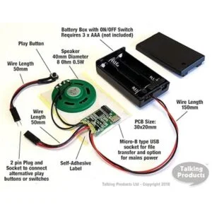 de chip de sonido MP3 memoria de 4 MB con caja de_2