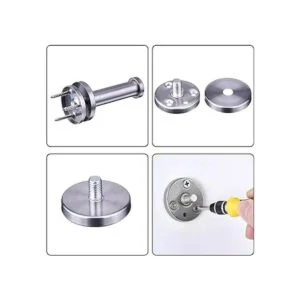 eBoot 6 ganchos de toalla de acero inoxidable para pared_4