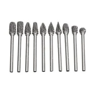 eBoTrade HSS Routing Router Bits Burr Rotary Tools Suit