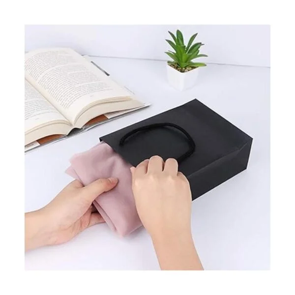 driew Bolsas de regalo color negro paquete de 50 bolsas