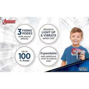 eKids La etiqueta láser de Avengers Assembly para niños_3