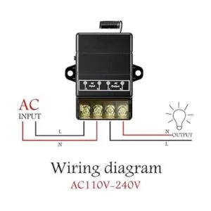 dstfuy Interruptor remoto inalámbrico relé de CA de 110_2