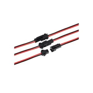 eBoot 22 AWG JST SM 2 pines macho y hembra adaptador de_2