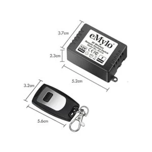eMylo DC 12V 1 canal 433Mhz RF inalámbrico Relé de control_6