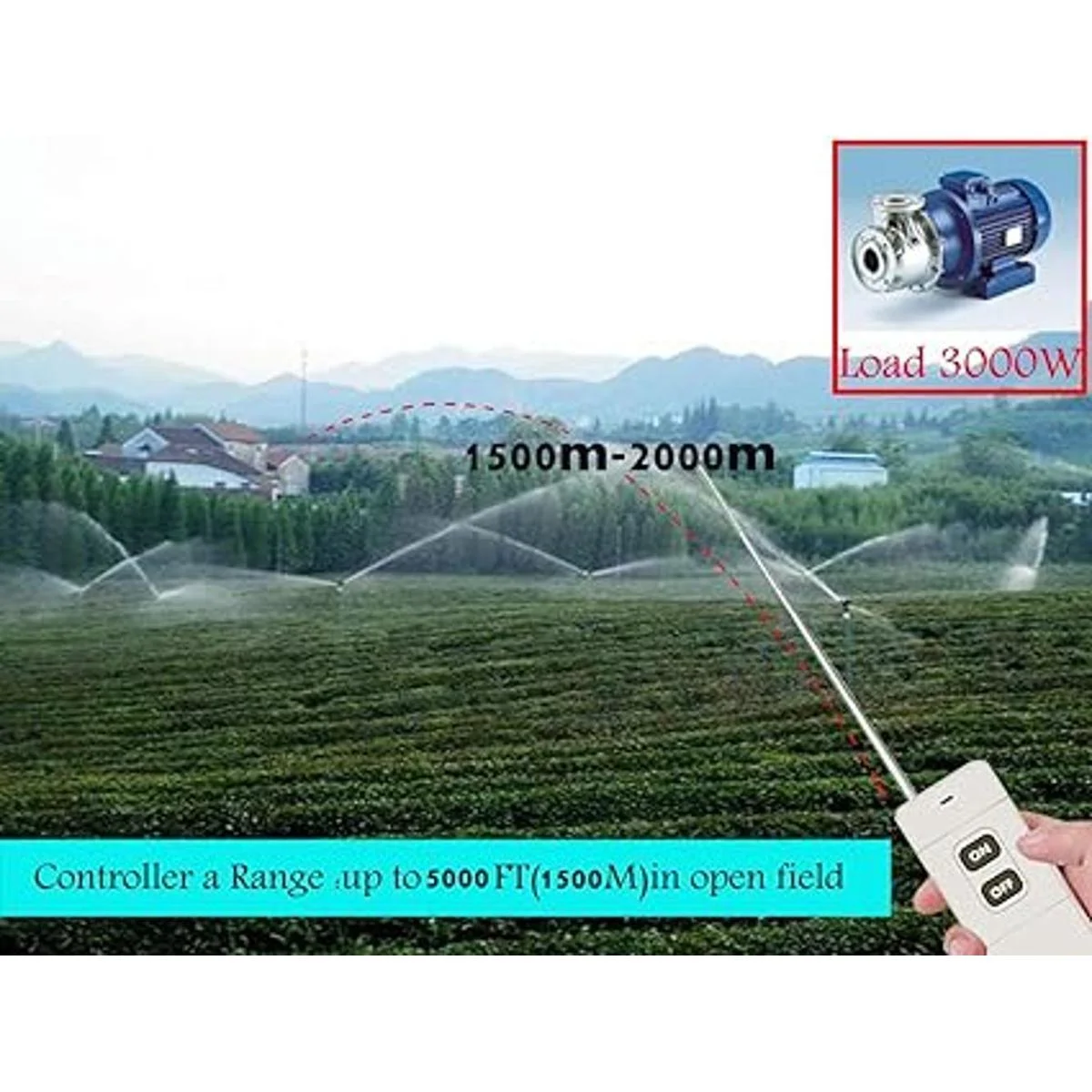 dstfuy Interruptor de control remoto 4921.3 ft de larga_3