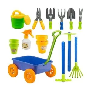 deAO El juego de carretilla y herramientas de jardinería_2