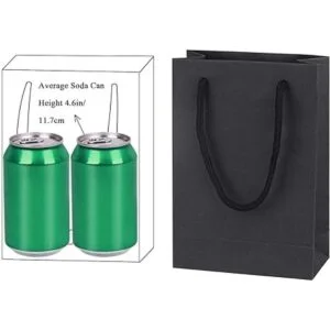 driew Bolsas de regalo color negro paquete de 50 bolsas