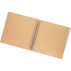 de papel kraft de tapa dura 80 páginas diario en blanco