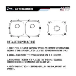 de 10 clips de fregadero de alta calidad clips de