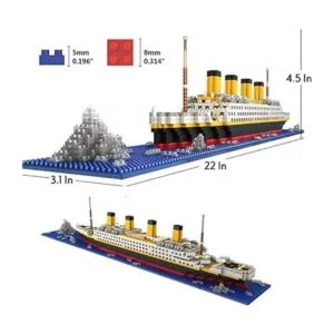 dOvOb Micro Mini Blocks Titanic Juego de construcción con_2