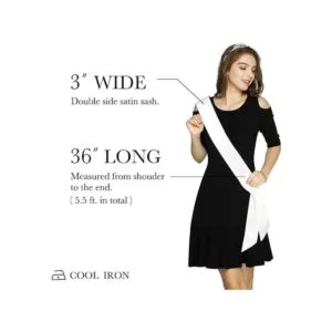 cumpleaños de niña Sash Suministros fiestas de_6