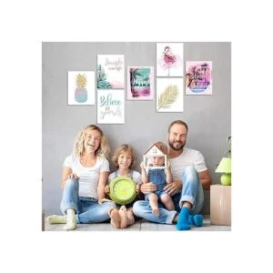 de 9 figuras de flamenco habitación de adolescentes