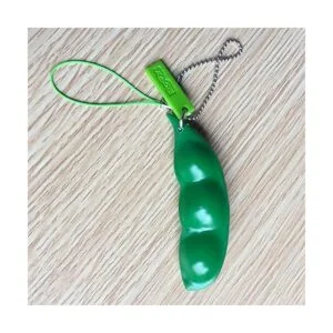 de 3 llaveros Edamame Fidget Toys SqueezeaBean Puchi_6