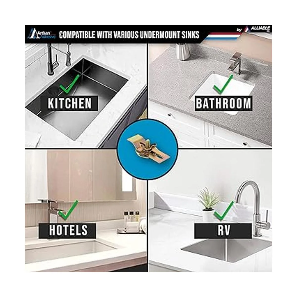 de 10 clips de fregadero de alta calidad clips de