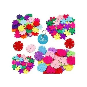 carykon 3 Estilos Flores de fieltro color surtidos 160 pcs