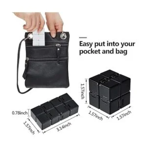 de 2 juguetes de cubo infinito bloques la ansiedad_2