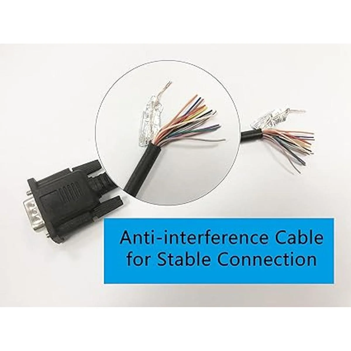 cerrxian 1 ft VGA SVGA 15 PIN Cable de monitor de vídeo_4