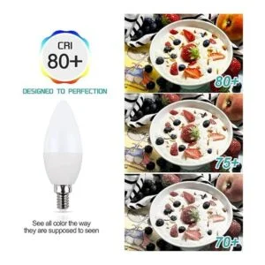 ctkcom 5 W LED Candelabra bombillas 4_4