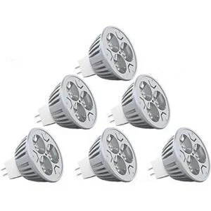 ctkcom MR16 3 W foco LED 6 unidades warm Blanco 2700 K