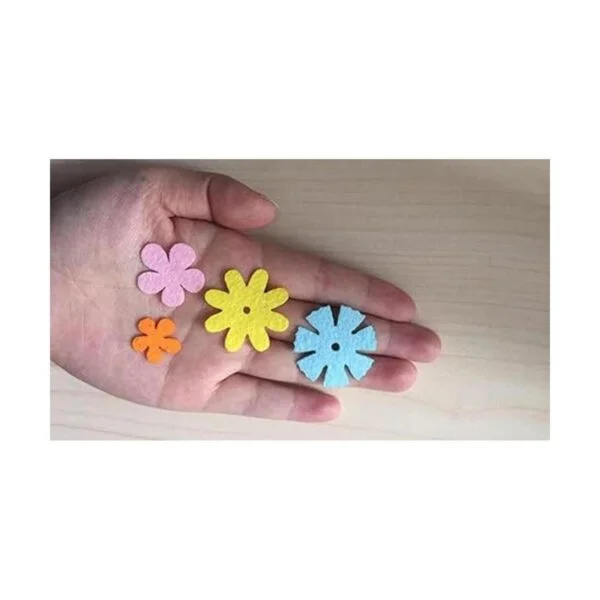 carykon 3 Estilos Flores de fieltro color surtidos 160 pcs