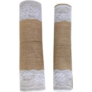 awtlife Burlap Camino de mesa para boda nupcial ducha Baby