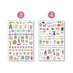 bloom daily planners Hojas de adhesivos clásicos para_3
