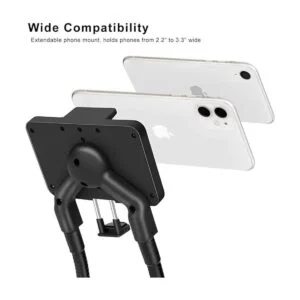 bland teléfono celular titular con selfie Anillo de luz_3