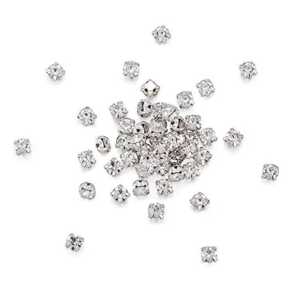 beadthoven 50 unidades 4 mm. cuadrado Montee abalorio_1
