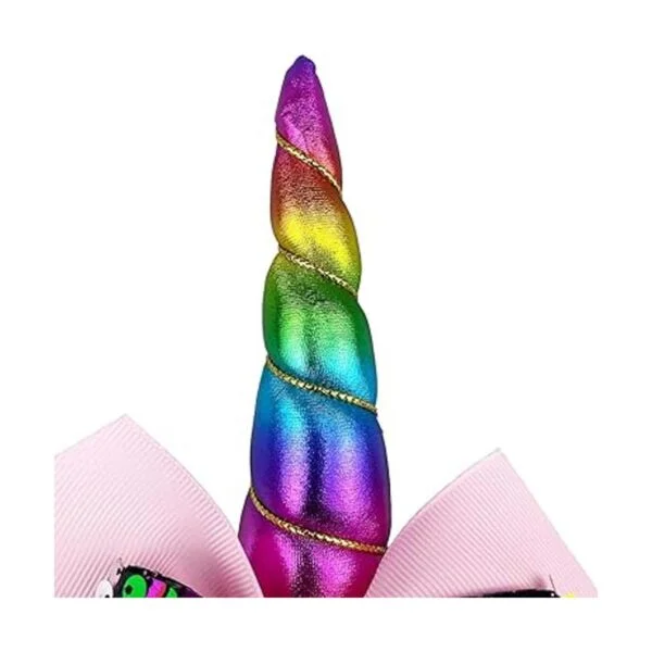 boqopod Diadema de unicornio de lentejuelas para