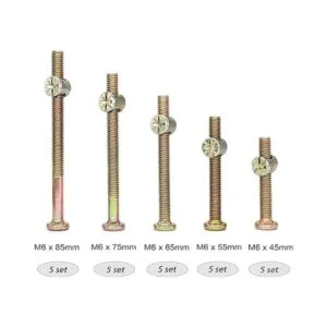 cSeao Juego de 25 pernos de cabeza Phillips M6 kit_3