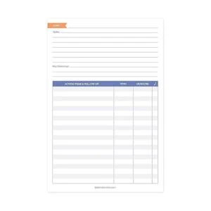 bloom daily planner s Bloc de notas de reunión de doble_2
