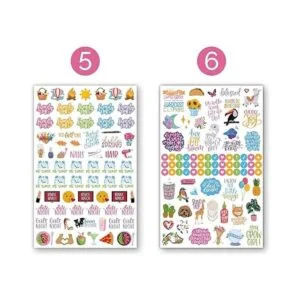 bloom daily planners Hojas de adhesivos clásicos para_4
