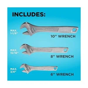 beyond by BLACKDECKER Juego de llaves ajustables 6_3