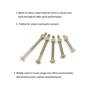 cSeao Juego de 25 pernos de cabeza Phillips M6 kit_4