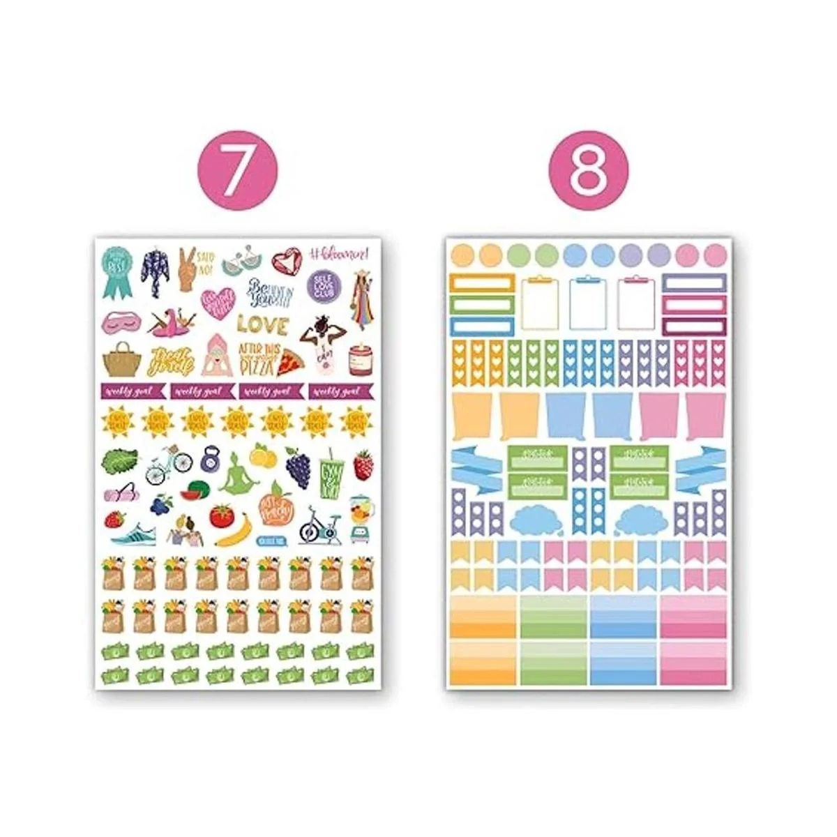 bloom daily planners Hojas de adhesivos clásicos para_5