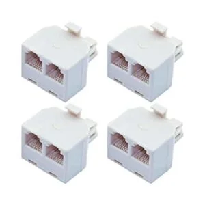 bidireccional paquete de 4 conectores de pared RJ11 6P4C_1