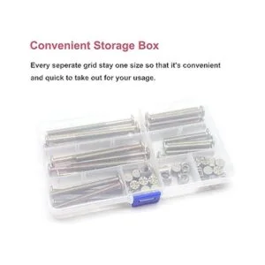 cSeao Juego de 25 pernos de cabeza Phillips M6 kit_6