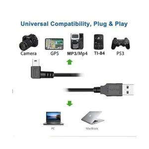 cable USB de 90 grados paquete de 2 unidades de 6 pies_4