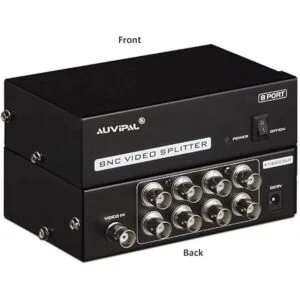 auvipal Caja de divisor de video BNC Coaxial de video_3