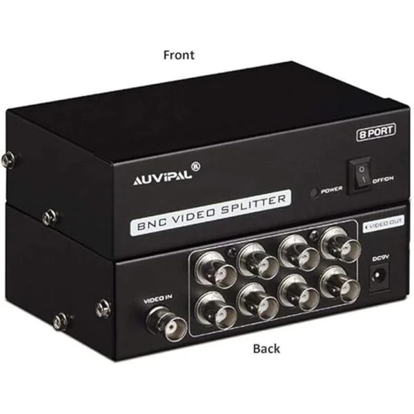 auvipal Caja de divisor de video BNC Coaxial de video_3