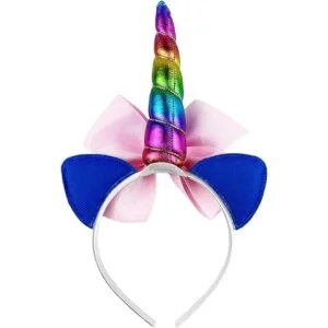 boqopod Diadema de unicornio de lentejuelas para