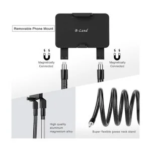 bland teléfono celular titular con selfie Anillo de luz_4