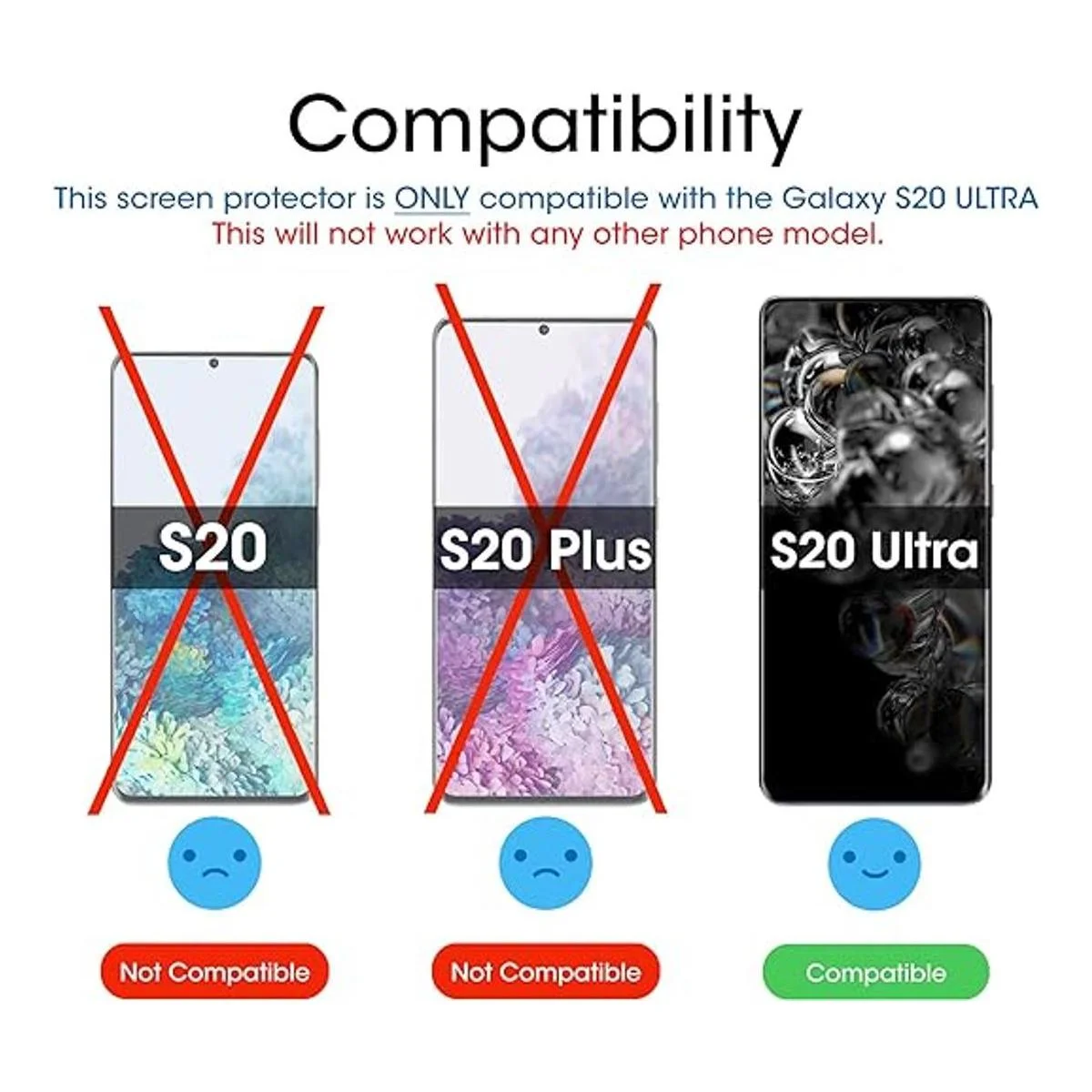 amFilm Protector de pantalla ultra vidrio para Galaxy S20_2