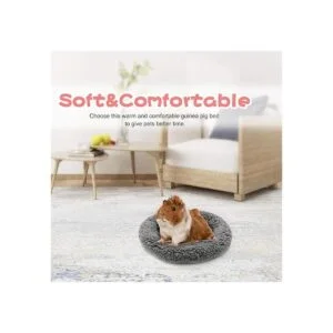 almohadilla redonda de terciopelo cálida dormir