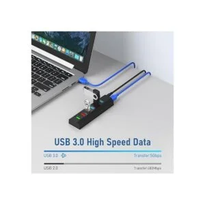 aiibe 6 puertos USB 3.0 Hub Cargador de teléfono_4