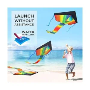 aGreatLife Gran cometa arco iris para niños uno de los_2