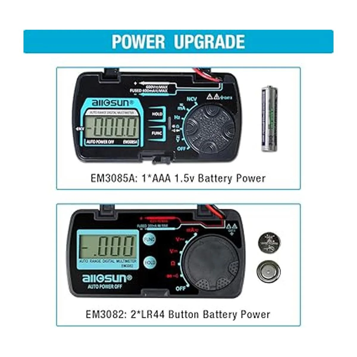 allsun em3085a Multímetro digital de bolsillo de 3 34_6