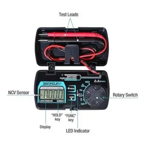 allsun em3085a Multímetro digital de bolsillo de 3 34_2