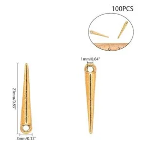 arricraft Colgantes de cuentas de espiga Metal