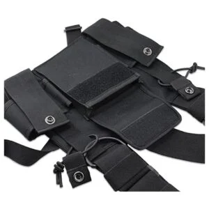 abcGoodefg arnés de pecho para radio con bolsillos_2